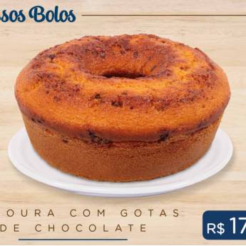 Comprar o produto de Bolo de Cenoura com Gotas de Chocolate em Bolos Caseiros em Ponta Grossa, PR por Solutudo