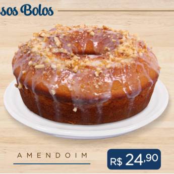 Comprar o produto de Bolo de Amendoim em Bolos Caseiros em Ponta Grossa, PR por Solutudo