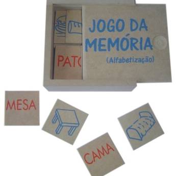 Comprar o produto de MEMÓRIA DE ALFABETIZAÇÃO em Jogos Educativos em Gravatá, PE por Solutudo