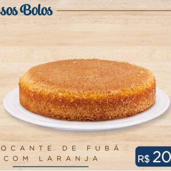 Comprar o produto de Bolo Crocante de Fubá com Laranja em Bolos Caseiros em Ponta Grossa, PR por Solutudo