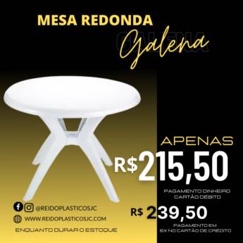 Comprar o produto de Rei do Plástico em Mesas em São José dos Campos, SP por Solutudo