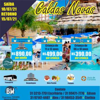 Comprar o produto de Pacotes de Viagens para Caldas Novas em Viagens e Turismo em Belo Horizonte, MG por Solutudo