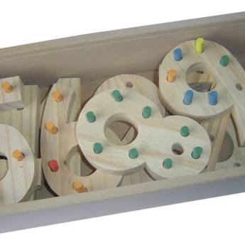 Comprar o produto de NÚMEROS COM PINOS em Brinquedos e Hobbies em Gravatá, PE por Solutudo