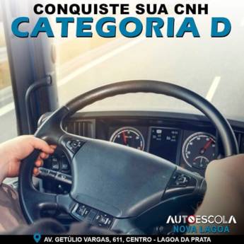 Comprar o produto de CNH - Categoria D em Autoescolas - Centro de Formação Condutores em Lagoa da Prata, MG por Solutudo