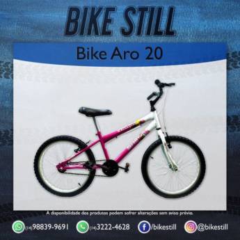 Comprar o produto de Bicicleta Aro 20 com quadro de ferro Samy  em Bicicletas Adultos em Bauru, SP por Solutudo