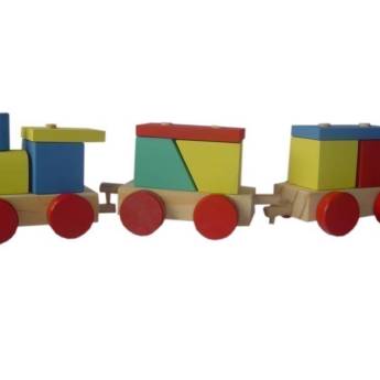 Comprar o produto de TREM DE ENCAIXE em Jogos Educativos em Gravatá, PE por Solutudo