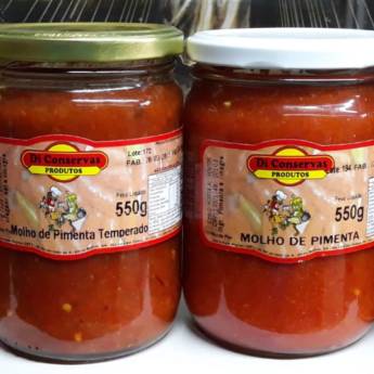 Comprar o produto de Molho de Pimenta Artesanal - Picância com Sabor - Di Conservas em Molho de Pimenta em São José dos Pinhais, PR por Solutudo