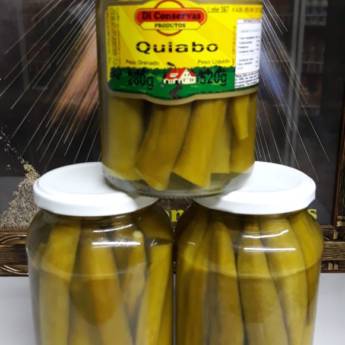 Comprar o produto de Quiabo em Conserva - Sabor Natural - Di Conservas em Indústria Alimentícia pela empresa Di Conservas em São José dos Pinhais, PR por Solutudo