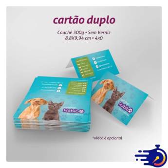 Comprar o produto de Cartão Duplo em Panfletos, Folders e Flyers em Nova Xavantina, MT por Solutudo