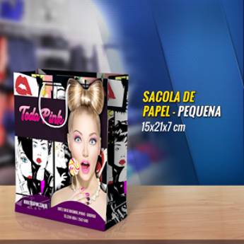 Comprar o produto de Sacola de Papel Pequena em Gráficas e Impressão em Nova Xavantina, MT por Solutudo
