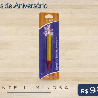 Comprar o produto de Vela Fonte Luminosa em Velas de Aniversário em Passo Fundo, RS por Solutudo