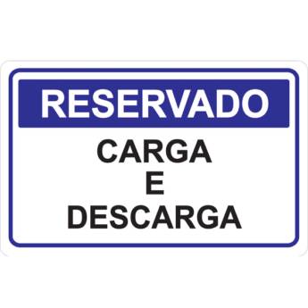 Comprar o produto de PLACAS DE RESERVADO em Sinalização em Marília, SP por Solutudo