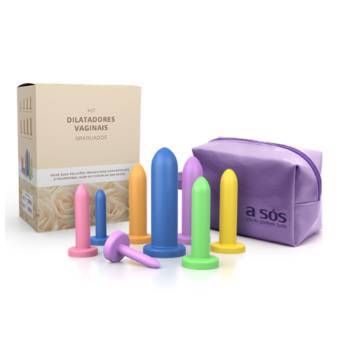 Comprar o produto de Kit Dilatadores Vaginais Gradativos A Sós Coloridos - 08 Unidades em Dilatadores em Aracaju, SE por Solutudo