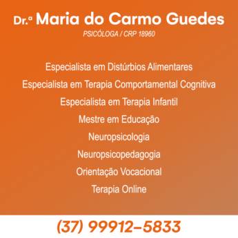 Comprar o produto de Dr.ª Maria do Carmo Guedes em Terapias em Pará de Minas, MG por Solutudo