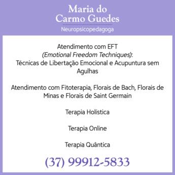 Comprar o produto de Dr.ª Maria do Carmo Guedes em Terapia Alternativa em Pará de Minas, MG por Solutudo