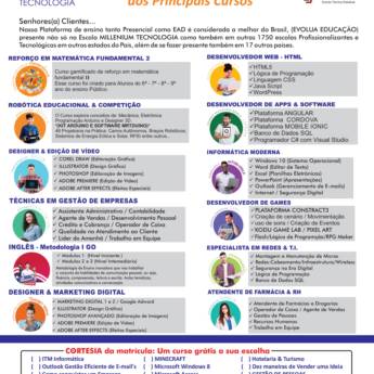 Comprar o produto de Cortesia da Matrícula - Realizando a matricula de um curso você ganha outro como cortesia em Cursos em Poá, SP por Solutudo