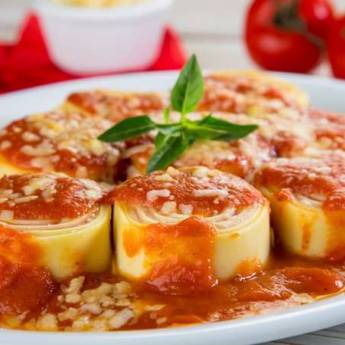 Comprar o produto de Rondele Presunto e Queijo • Quilo em Massas em Atibaia, SP por Solutudo Comprar o produto de Rondele Presunto e Queijo • Quilo em Massas em Atibaia, SP por Solutudo