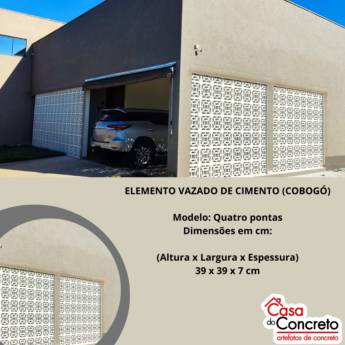 Comprar o produto de Cobogós  em Concretos em São José do Rio Preto, SP por Solutudo