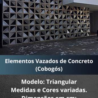 Comprar o produto de Cobogós  em Concretos em São José do Rio Preto, SP por Solutudo