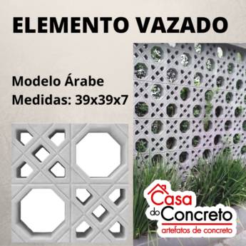 Comprar o produto de Cobogós  em Concretos em São José do Rio Preto, SP por Solutudo