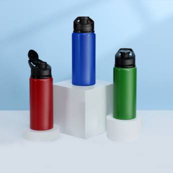 Comprar o produto de 12487D Squeeze Alumínio 600ml em Squeeze Inox e Alumínio em São José do Rio Preto, SP por Solutudo