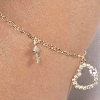 Comprar o produto de Pingentes de pulseira em Semijoias em Jundiaí, SP por Solutudo