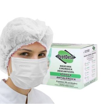 Comprar o produto de MASCARA TRIPLA DESC ELAST C/50 BTC em Máscaras em Aracaju, SE por Solutudo
