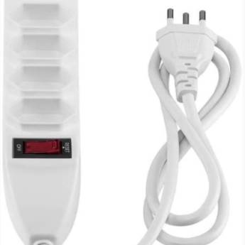 Comprar o produto de Protetor eletrônico com 5 tomadas em Segurança para Casa em Curitiba, PR por Solutudo