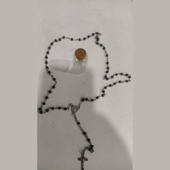 Comprar o produto de Terço de Pescoço de Hematita em Garrafa em Terços em Aparecida, SP por Solutudo