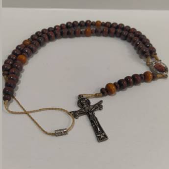 Comprar o produto de Terço Dos Homens Madeira Imbuia em Terços em Aparecida, SP por Solutudo