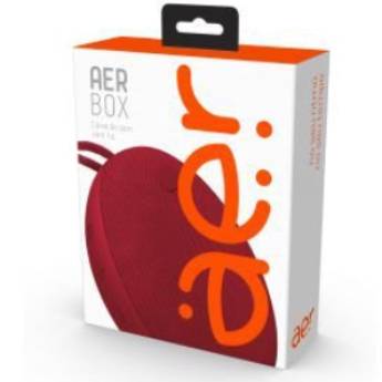 Comprar o produto de AerBox – Caixa de som sem fio – Vermelha em Caixas de Som em Curitiba, PR por Solutudo