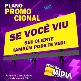 Comprar o produto de OUTDOOR em Outdoor - Indoor em Cruzeiro, SP por Solutudo