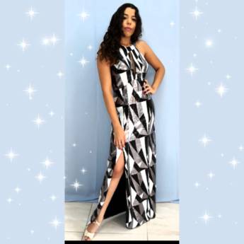 Comprar o produto de Vestido Longo em Paetê em Roupas Sob Medida em Uberlândia, MG por Solutudo