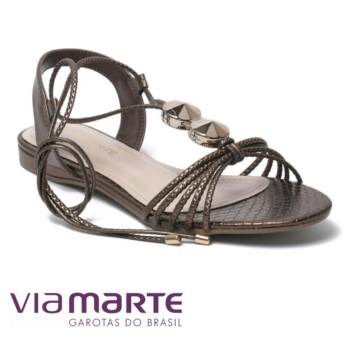 Comprar o produto de Rasteirinha Via marte  em Calçados Femininos em Mineiros, GO por Solutudo