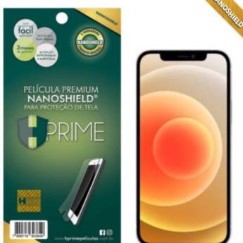 Comprar o produto de Película Premium HPrime Apple IPhone 12 Mini 5.4" - NanoShield em Películas Protetoras em Curitiba, PR por Solutudo