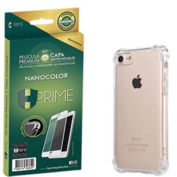 Comprar o produto de Película Premium HPrime Apple IPhone 12 6.1" - [Preto] - Kit NanoColor (Acompanha Capa Protetora) em Películas Protetoras em Curitiba, PR por Solutudo