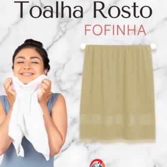 Comprar o produto de Toalha Felpuda de Rosto - Toquio Bege em Toalhas de Banho em Osasco, SP por Solutudo