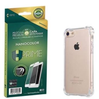 Comprar o produto de Película Premium HPrime Apple IPhone 12 Mini 5.4" - [Preto] - Kit NanoColor (Acompanha Capa Protetora) em Películas Protetoras em Curitiba, PR por Solutudo