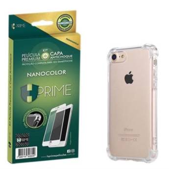 Comprar o produto de Película Premium HPrime Apple IPhone XR - [Preto] - Kit NanoColor (Acompanha Capa Protetora) em Películas Protetoras em Curitiba, PR por Solutudo