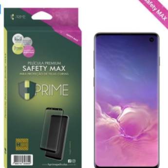 Comprar o produto de Película Premium HPrime Samsung Galaxy S10 - Safety MAX em Películas Protetoras em Curitiba, PR por Solutudo