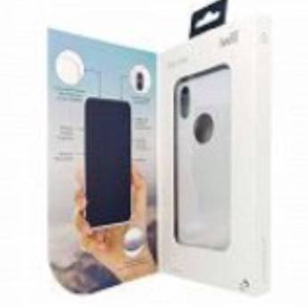 Comprar o produto de Glass Case para iPhone X e Xs Branca - Capa Antichoque em Capas para Celular em Curitiba, PR por Solutudo