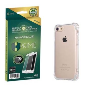 Comprar o produto de Película Premium HPrime Apple IPhone 11 - [Preto] - Kit NanoColor (Acompanha Capa Protetora) em Películas Protetoras em Curitiba, PR por Solutudo