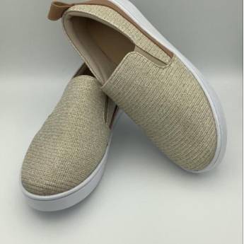 Comprar o produto de Tênis slip Luxor Champagne em Tênis em Bauru, SP por Solutudo