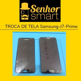 Comprar o produto de Troca de Tela Samsung J7 prime em Celulares e Acessórios - Consertos em Itanhaém, SP por Solutudo