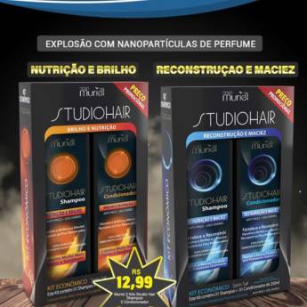 Comprar o produto de Kit Studio Hair em Shampoos e Condicionadores em Lençóis Paulista, SP por Solutudo