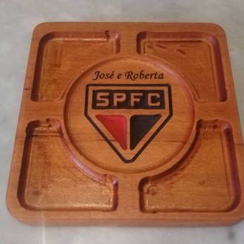 Comprar o produto de Petisqueira de Madeira do São Paulo em Petisqueiras em Jaú, SP por Solutudo