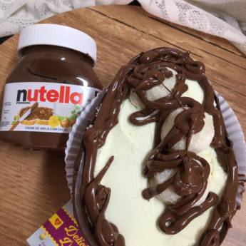 Comprar o produto de Ovo leite ninho com nutella 250 grs em Ovo de Páscoa em Bauru, SP por Solutudo