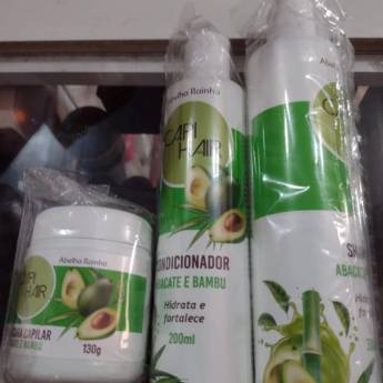 Comprar o produto de Kit Capi Hair  - Abacate e Bambu em Produtos de Cabelo em Bauru, SP por Solutudo