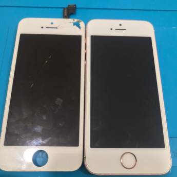 Comprar o produto de Troca de Tela Iphone 5SE em Celulares e Acessórios - Consertos em Itanhaém, SP por Solutudo