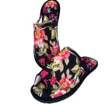 Comprar o produto de Chinelo De Quarto Aberto Feminino Floral Cod 69 em Pantufa em Campinas, SP por Solutudo